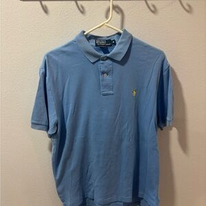 Ralph Lauren Men's Light Blue Polo Shirt